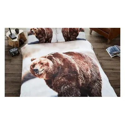 3D Design Duvet Cover Set with Pillowcases, Double,Pug