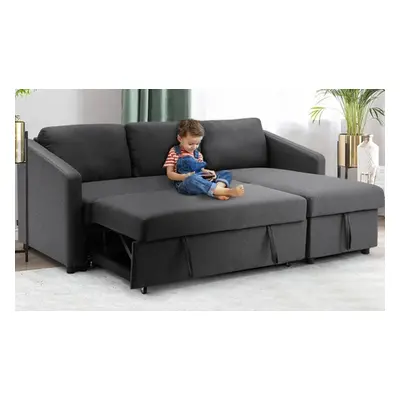 Corner Sofa Bed with Storage for 3 Seaters