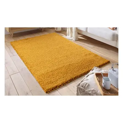 Fashion Shaggy Rug, 60cm x 110cm,Ochre