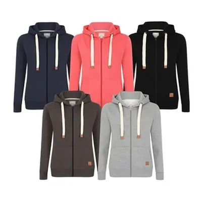 Blu Apparel Full Zip Hoodie for Women in Assorted Colours and Sizes, Navy,UK 10