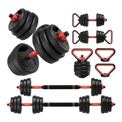 Two-in-One Dumbbell and Barbell Set