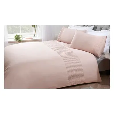 Polycotton Pintuck Duvet Set , King Pintuck Duvet Set,Blush Pink