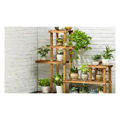 6-Tier Rustic Wooden Plant Stand