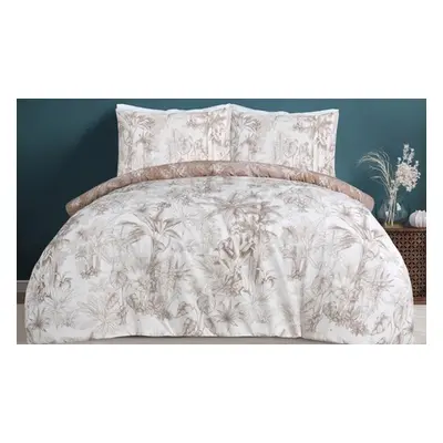 Reversible Duvet Cover Quilt Bedding Set with Pillowcase, Double