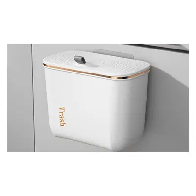 Kitchen Bathroom Hanging Waste Bin with a Lid