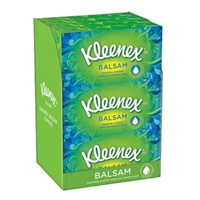 Kleenex Balsam Mansize Tissues, 12 Boxes