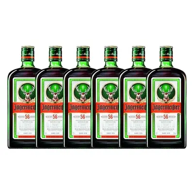 Pack of Six Jagermeister Bottles