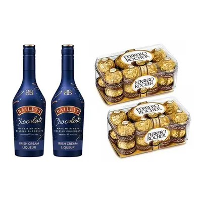 Valentine s Day Indulgence Liqueur and Chocolate Pack