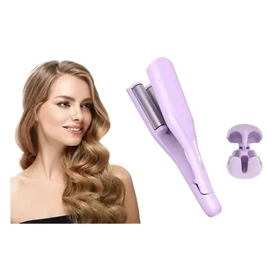 M-Shaped French Wave Curling Iron, Purple