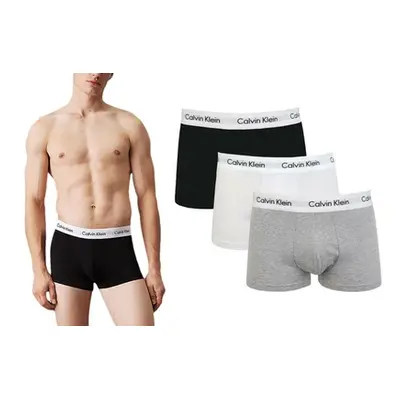 Calvin Klein Men'sBoxers, Black White Grey ,Small