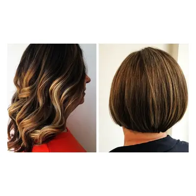 Hair Wash Cut and Blow-Dry with A Luxurious Treatment and Glossy Full Head Colour