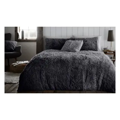 Hug and Snug Duvet Set, King,Sliver-Grey