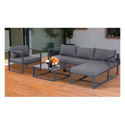 860-052 Outsunny 5-Seater Sofa Furniture Set