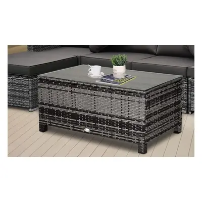 Outsunny Rattan-Effect Outdoor Coffee Table