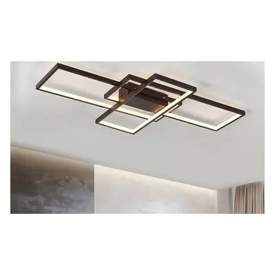 Rectangular LED Semi Flush Ceiling Light