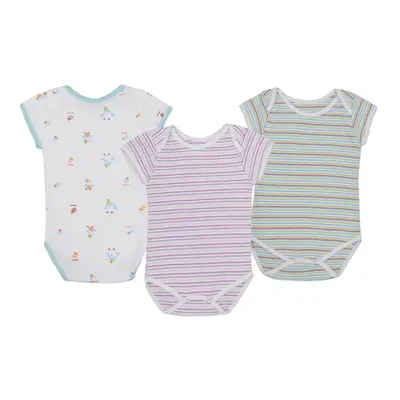 Two-Pack Unisex Baby Bodysuits 3 to 6 Months,Printed