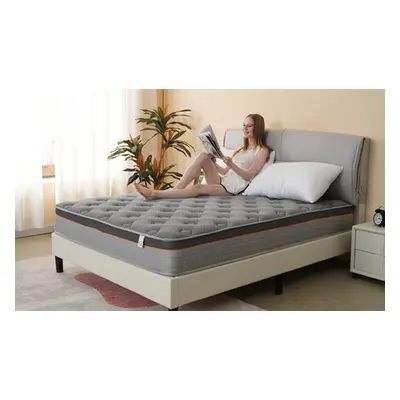 25cm Hybrid Individual Pocket Sprung Foam Mattress, Double