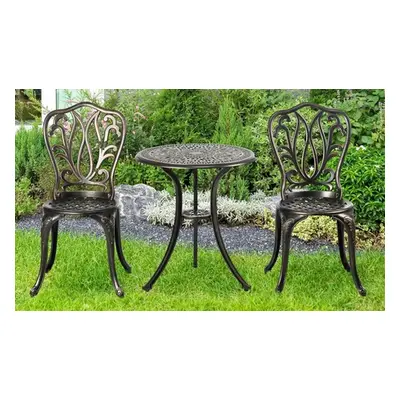 Outsunny Three-Piece Garden Bistro Set