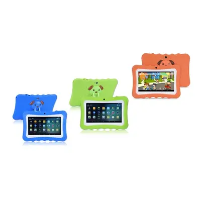 Kids Educational Tablet with Protective Sleeve,Green