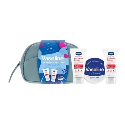 Vaseline Everyday Explorer Hand Cream and Lip Balm Gift Set for Her,One