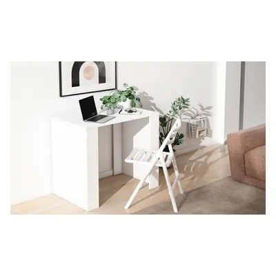 Extendable Console Table for 8 Diners,Extendable Console Table 180 For 8 diners, White