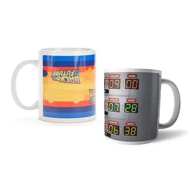 Licensed Back to The Future Mugs Collection,Back To The Future Destination Time Mug