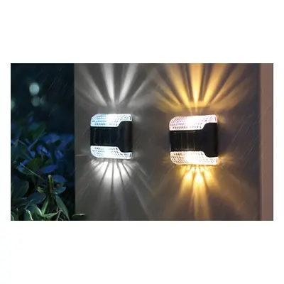 Two or Four Piece Solar Up And Down LED Wall lights, White light,Two