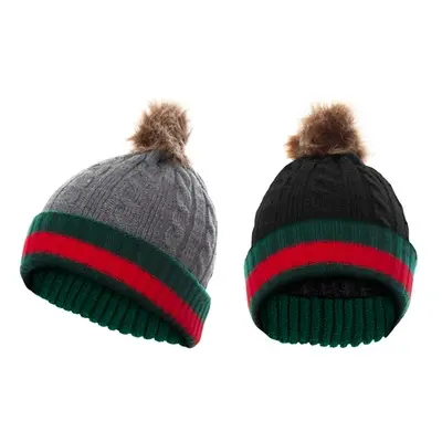 Pack of Two Unisex Beanie Hat