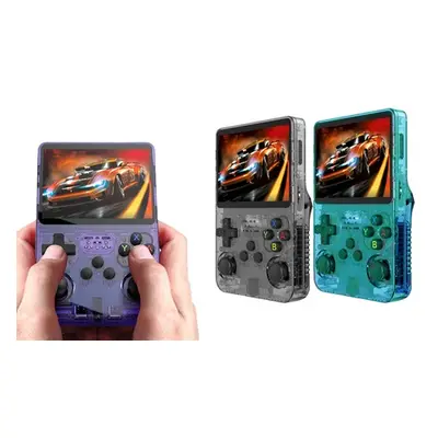 128G R36s Retro Handheld Video Game Consoles with 20000+ Games,Purple