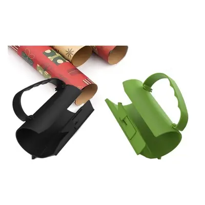 Wrapping Paper Roll Cutter with Handle, Green and black,Two