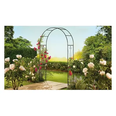 Garden Gear 2.2m Metal Garden Arch, Flowers