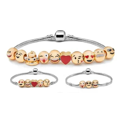 2 x 10 Emoji Bracelet