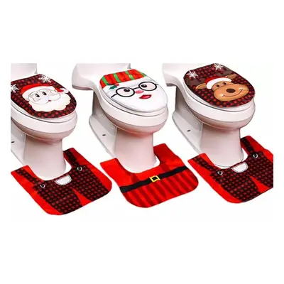 Christmas Toilet Decoration Set, Design 2