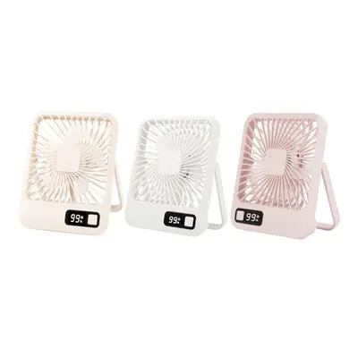 Portable Electric Cooling Fan with Five Adjustable Wind Speeds,Pink