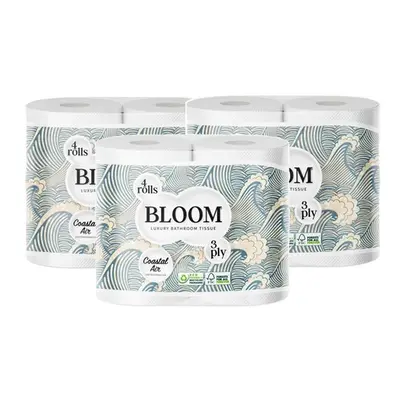 Bloom Up To 120 Rolls of Bloom Quilted Toilet Roll, 24 Bloom Supreme Comfort Toilet Rolls