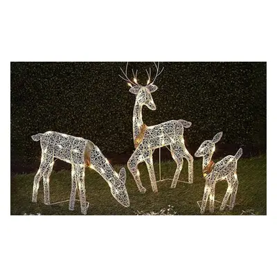 LED Reindeer Christmas Decorations, One of Three Sizes,Three