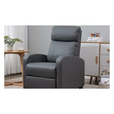 HomCom Massage Recliner Sofa Chair, Black