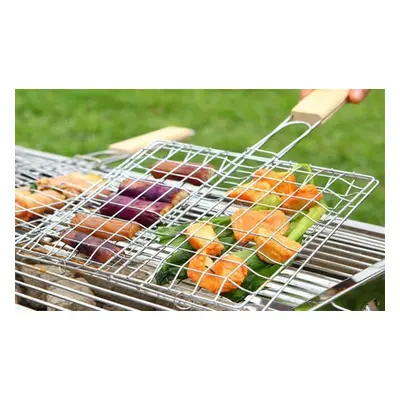 Stainless Steel Folding Barbecue Grilling Nets, One