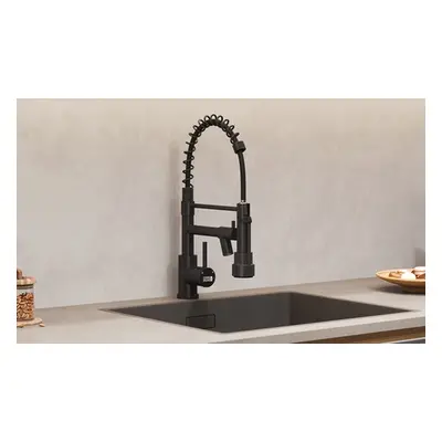 Stainless Steel Kitchen Faucet with Pull Down Spring