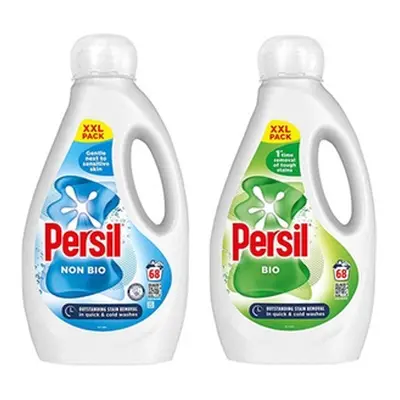 Persil XXL Washing Liquid Detergent Stain Removal Washes, Bio Stain Removal 68 Washes 1.836 L- 2