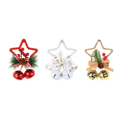 Christmas Star Bell Pendant , One,White