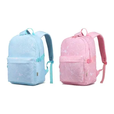 22 L Casual School Backpack with Laptop Compartment,Pink