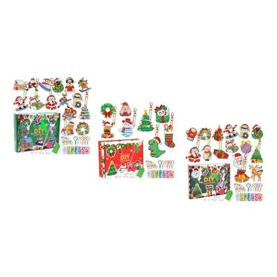 Festive Design Diamond Stickers, 8-Piece