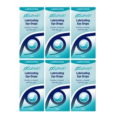 Six-Packs of Hypromellose 0.3% Eye Drops for Dry Eyes 10ml