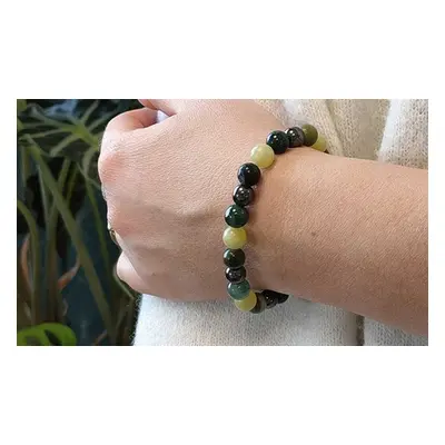 Fortune and Abundance Bracelets Citrine Agate Jade Hematite, Four