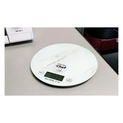 5kg Digital Kitchen Scale with Marble Effect and LCD Display, Two