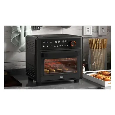 HomCom Retro Style Convection Oven and Air Fryer 13L