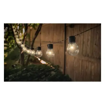 Up to Three Sets of Garden Solar-Powered Retro-Style Bulb, Two