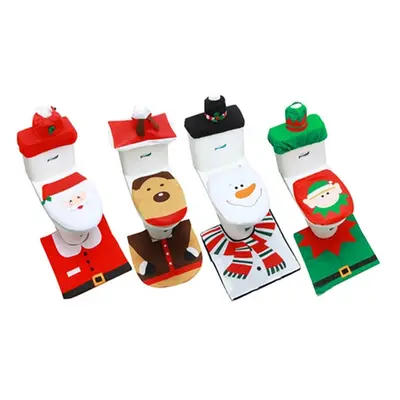 Christmas Toilet Decoration Set, Elf,One Set