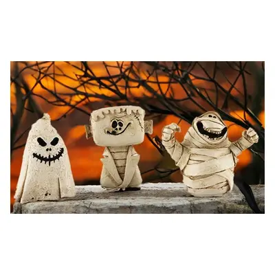 Halloween Pumpkin Table Decor, One of Each,Six